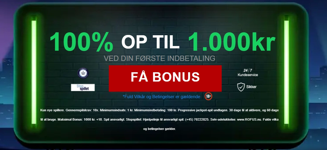 Den aktuelle danske Mr Vegas bonusside med velkomsttilbud